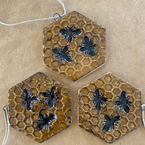 Three Bee Ornament