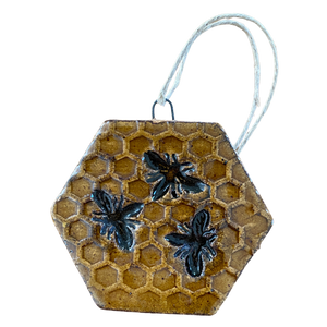 Three Bee Ornament