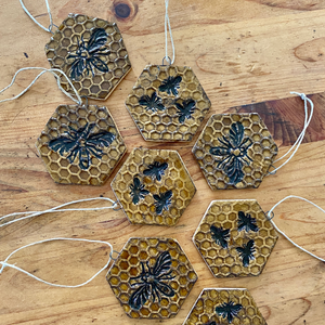 Three Bee Ornament