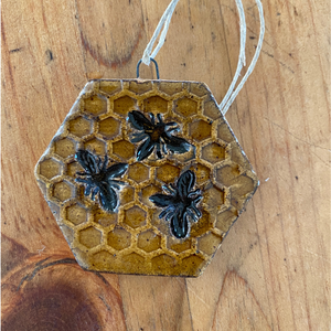 Three Bee Ornament